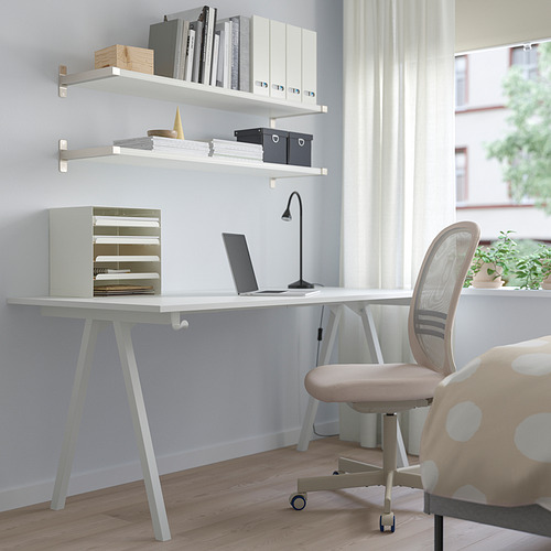 TROTTEN desk, white, 160x80 cm | IKEA Indonesia