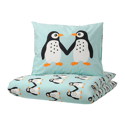 BLÅVINGAD sarung duvet dan sarung bantal