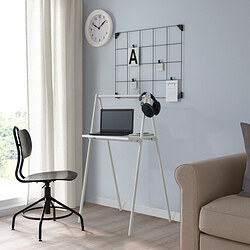BJÖRKÅSEN - Folding table, white, 59x35 cm