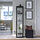 BLÅLIDEN - glass-door cabinet, black, 35x32x151 cm | IKEA Indonesia - PE899241_S1