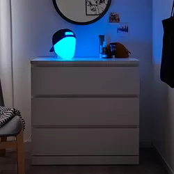 ISKÄRNA - LED table lamp, multicolour