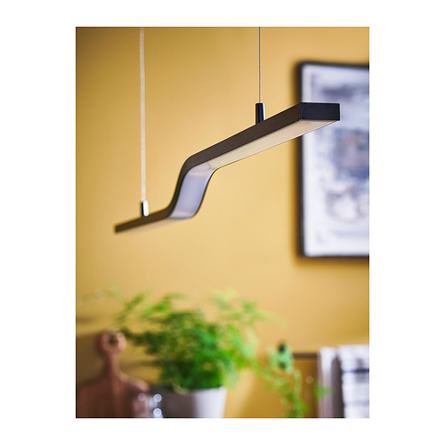 PILSKOTT LED pendant lamp, smart black, 97 cm | IKEA Indonesia