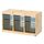 TROFAST - storage combination with boxes, light white stained pine grey-blue/light green-grey, 93x44x53 cm | IKEA Indonesia - PE860988_S1
