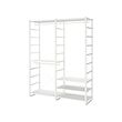 ELVARLI - Wardrobe combination, white, 165x55x216 cm