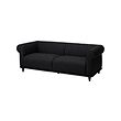 VISKAFORS - 3-seat sofa, Lejde anthracite/brown