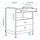 ÄLSKVÄRD - changing table/chest of drawers, birch/white | IKEA Indonesia - PE899355_S1