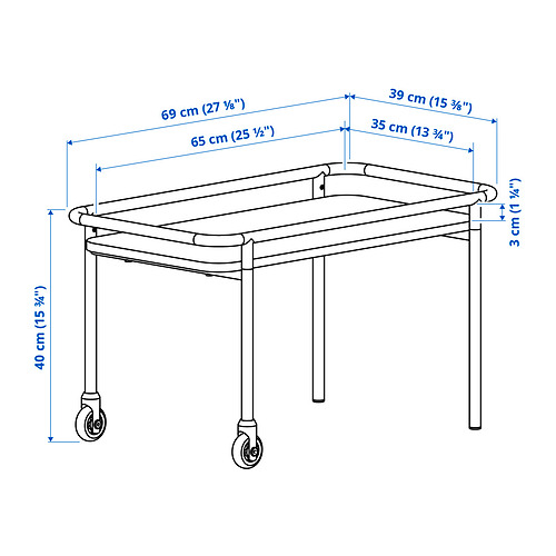 BRÄNNBOLL Measurement Illustration