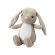 DVÄRGHARE - Soft toy, bunny/beige, 21 cm