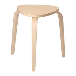 KYRRE - Bangku, kayu birch