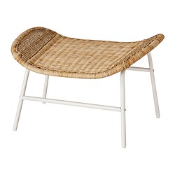 FRYKSÅS - Footstool, rattan
