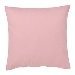 BLÅVINGAD - Sarung bantal kursi, pola gurita/merah muda, 50x50 cm