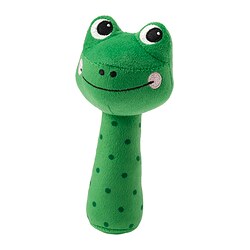 SANDBI - Mainan kerincingan bayi, katak/hijau