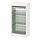 TROFAST - storage combination with boxes/tray, white grey/light green-grey, 46x30x95 cm | IKEA Indonesia - PE861158_S1