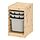 TROFAST - storage combination with box/trays, light white stained pine/grey, 32x44x53 cm | IKEA Indonesia - PE861184_S1