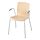 LÄKTARE - kursi rapat, veneer kayu birch/putih | IKEA Indonesia - PE899485_S1
