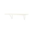 FÖRLÄGGARE/BERGSHULT - Wall shelf, white/white, 80x30 cm