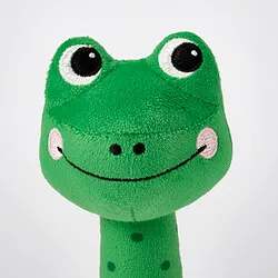 SANDBI - Mainan kerincingan bayi, katak/hijau