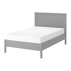 GULLABERG - Bed frame, grey/Luröy, 120x200 cm
