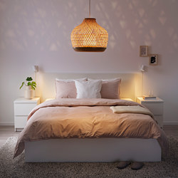 MISTERHULT - Pendant lamp, bamboo/handmade, 45 cm