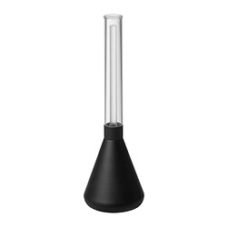 BJÖRKSPIREA - LED decoration lighting, black tube-shaped