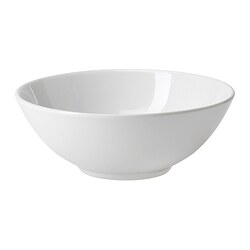 GODMIDDAG - Mangkuk, putih, 16 cm