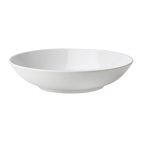 GODMIDDAG piring cekung, putih, 23 cm IKEA Indonesia