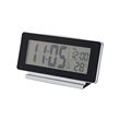 FILMIS - Jam/termometer/alarm, hitam, 16.5x9 cm