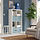 KALLAX - shelving unit, with 2 doors/4 drawers white/light grey-blue wave shaped, 147x77 cm | IKEA Indonesia - PE965010_S1