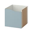 KALLAX - insert with door, wave shaped/light grey-blue, 33x33 cm | IKEA Indonesia - PE965013_S2