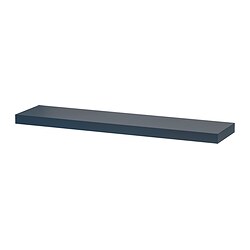 LACK - Wall shelf, black-blue, 110x26 cm