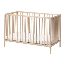 SNIGLAR - Ranjang bayi, kayu beech, 60x120 cm