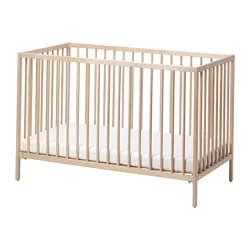 SNIGLAR - Ranjang bayi, kayu beech, 60x120 cm