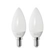 SOLHETTA - LED bulb E14 250 lumen, chandelier/opal white