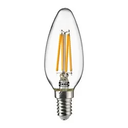 SOLHETTA - Bohlam LED E14 250 lumen, chandelier/bening