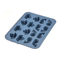 SURSÖT - Ice cube tray, dark blue