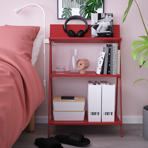 KRÖNIKÖR open storage, red, 60x35x91 cm | IKEA Indonesia