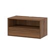 EKET - media shelf, brown/walnut effect, 70x35x35 cm | IKEA Indonesia - PE965094_S2