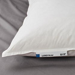 LUNDTRAV - Bantal, tinggi, 50x80 cm