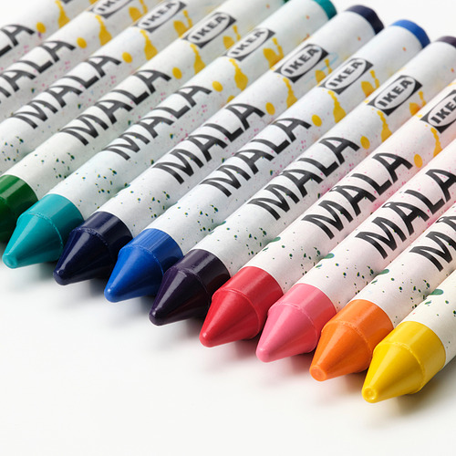 MÅLA crayon lilin