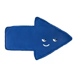 DYKAND - Bantal kursi, anak panah/biru