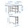 VIHALS/VIHALS table and 2 folding chairs