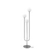 SIMRISHAMN - Floor lamp, chrome-plated/opal white glass