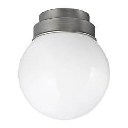 FRIHULT - Lampu plafon/dinding, warna baja tahan karat
