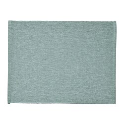 SVARTSENAP - Alas piring, hijau-biru, 35x45 cm