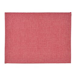 SVARTSENAP - Place mat, pink-red, 35x45 cm