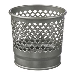 BERGGRAN - Candle holder, grey, 9 cm