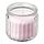 LUGNARE - scented candle in glass, Jasmine/pink, 12 hr | IKEA Indonesia - PE934406_S1