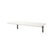 KROKSHULT/BERGSHULT - Wall shelf, white/anthracite, 80x30 cm