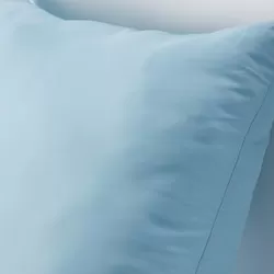 TREVNAD - Bantal kursi, biru muda, 50x50 cm