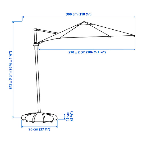 IGGÖN/HÖGÖN Measurement Illustration